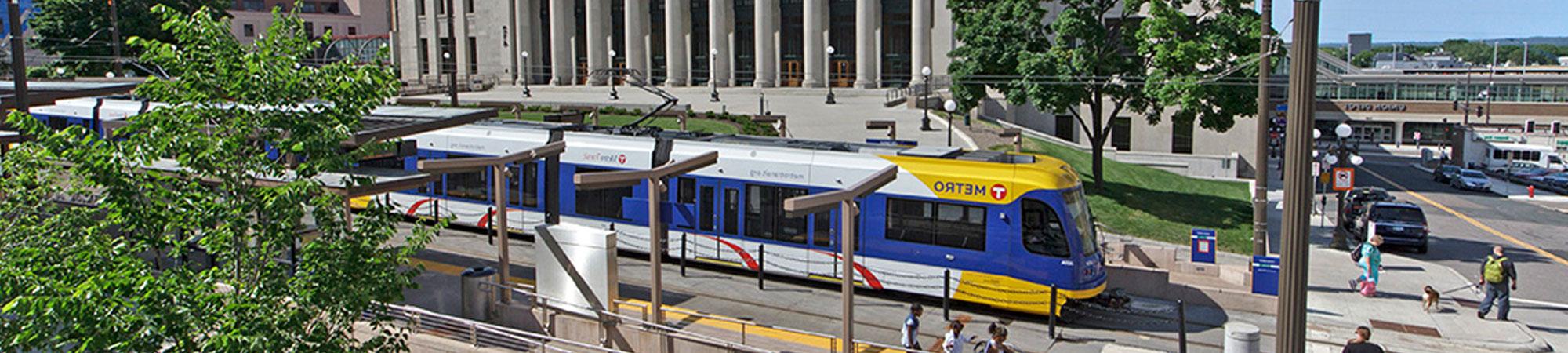 downtown st. paul train line